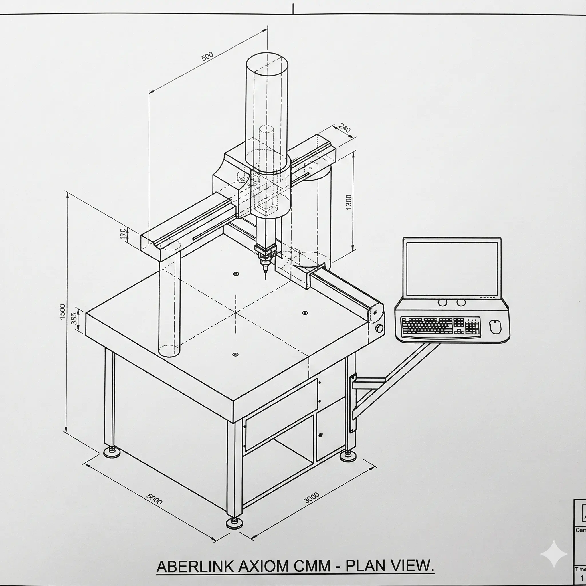 Machine Contrôle MMT 3D - Métrologie et validation - Lussault-Mecaria