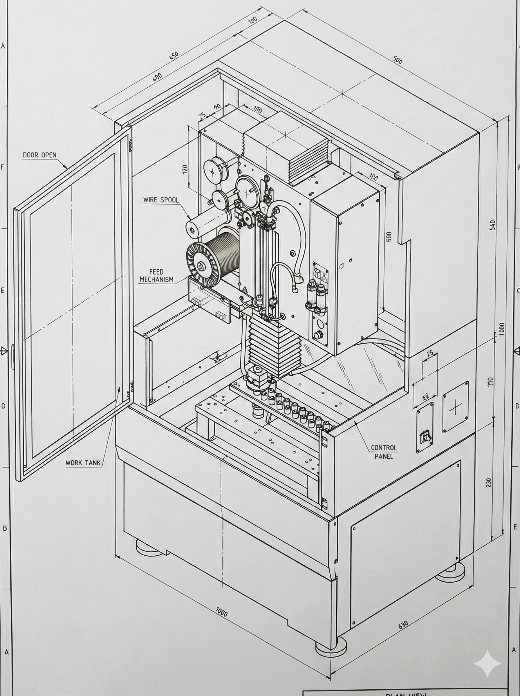 Machine Découpe fil - Électroérosion de précision - Lussault-Mecaria